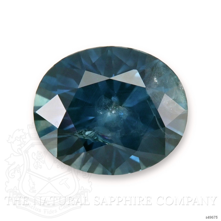 1.48 Ct. Greenish Blue Sapphire from Montana