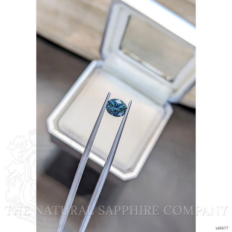 1.21 Ct. Bluish Green Sapphire from Montana