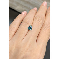 1.21 Ct. Bluish Green Sapphire from Montana Life Style