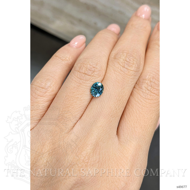 1.21 Ct. Bluish Green Sapphire from Montana