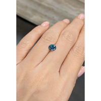 1.21 Ct. Bluish Green Sapphire from Montana Life Style