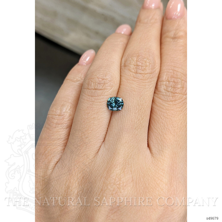 1.23 Ct. Bluish Green Sapphire from Montana