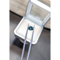 1.23 Ct. Bluish Green Sapphire from Montana Life Style