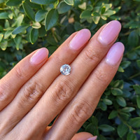 1.46 Ct. White Sapphire from Ceylon (Sri Lanka) Life Style