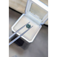 0.83 Ct. Bluish Green Sapphire from Montana Life Style