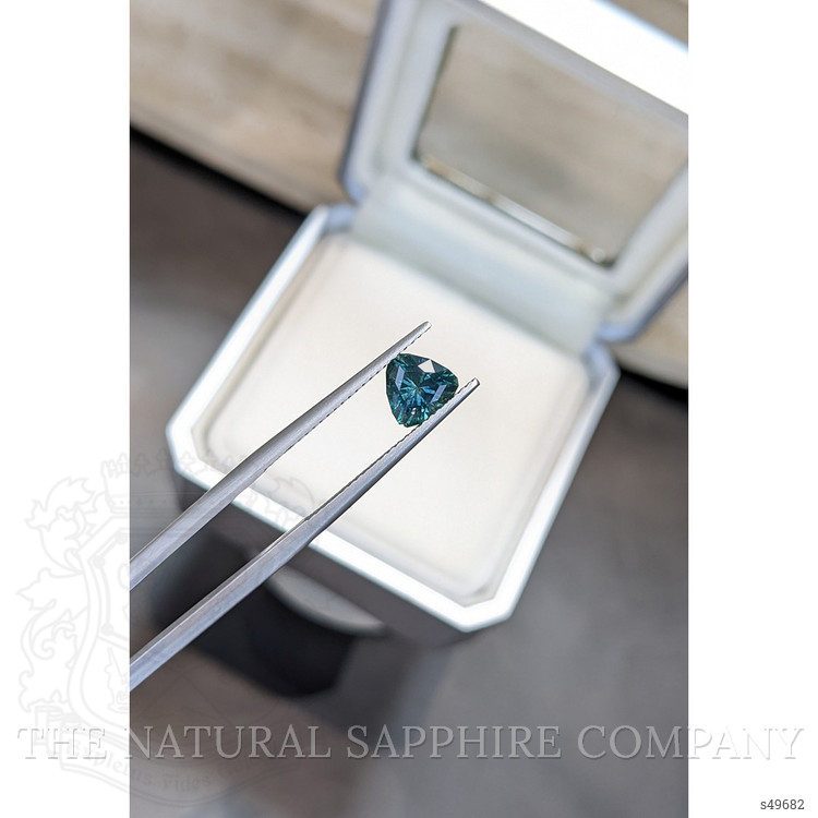 1.16 Ct. Bluish Green Sapphire from Montana