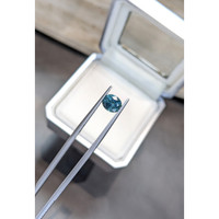 1.54 Ct. Bluish Green Sapphire from Montana Life Style