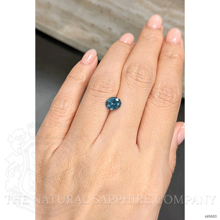 1.54 Ct. Bluish Green Sapphire from Montana