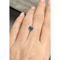 1.37 Ct. Bluish Green Sapphire from Montana Life Style