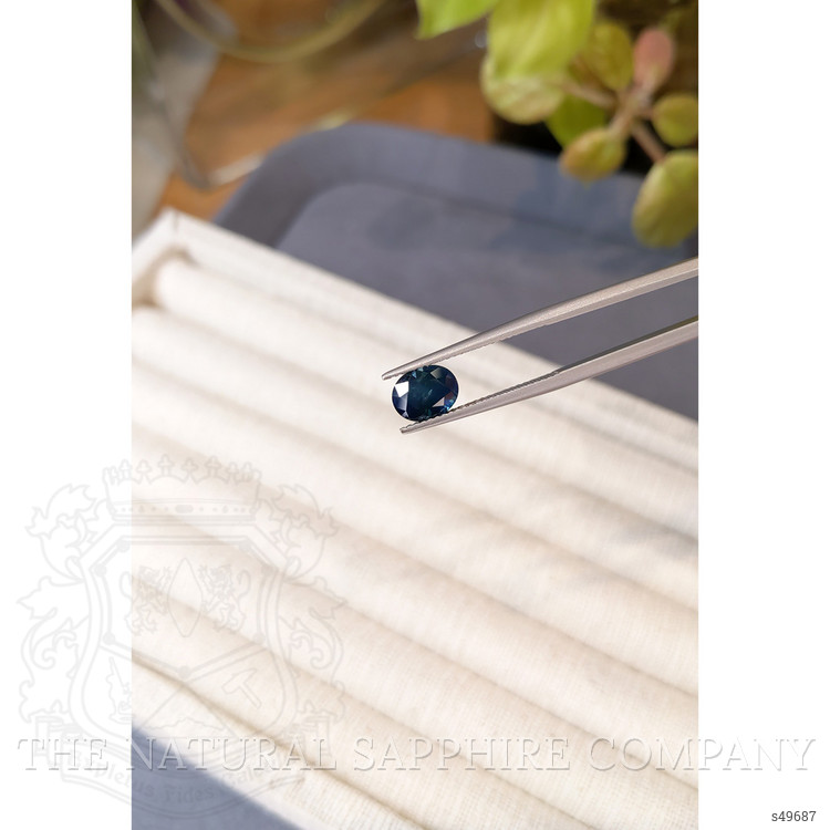 1.98 Ct. Bluish Green Sapphire from Montana