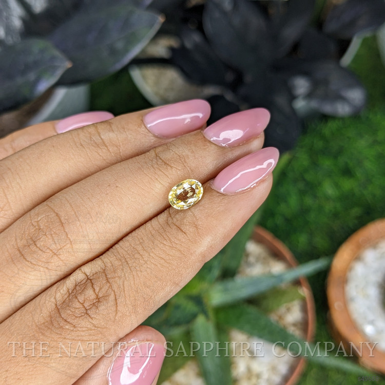 1.30 Ct. Yellow Sapphire from Ceylon (Sri Lanka)