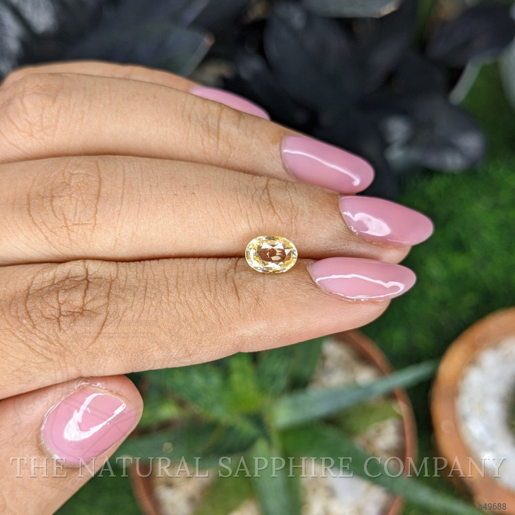 1.30 Ct. Yellow Sapphire from Ceylon (Sri Lanka)