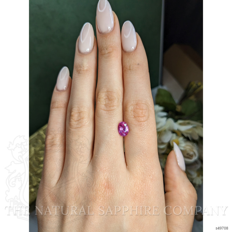 1.78 Ct. Pink Sapphire from Ceylon (Sri Lanka)