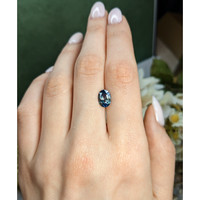 2.07 Ct. Bi Color / Parti Sapphire from Ceylon (Sri Lanka) Life Style