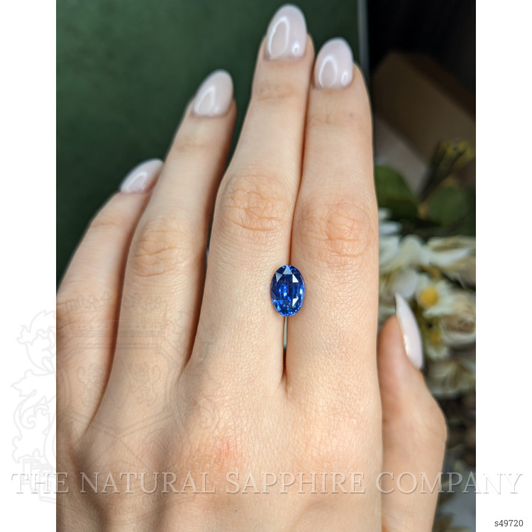 3.39 Ct. Blue Sapphire from Ceylon (Sri Lanka)