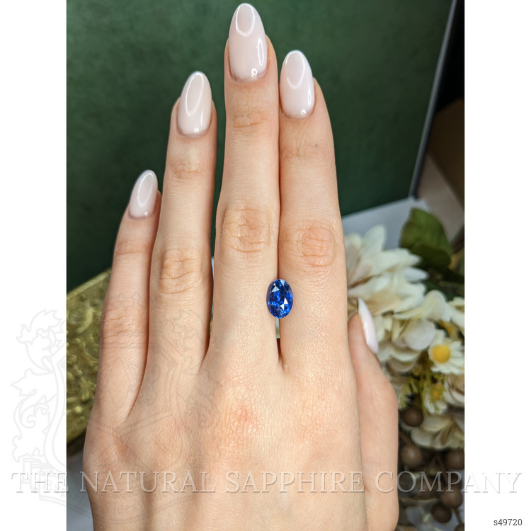 3.39 Ct. Blue Sapphire from Ceylon (Sri Lanka)