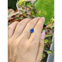 2.51 Ct. Blue Sapphire from Ceylon (Sri Lanka) Life Style