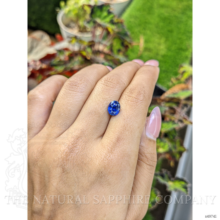 2.51 Ct. Blue Sapphire from Ceylon (Sri Lanka)