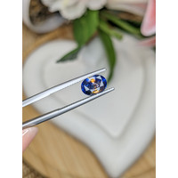 2.07 Ct. Bi Color / Parti Sapphire from Ceylon (Sri Lanka) Life Style