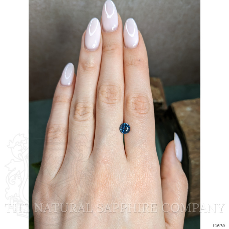 1.49 Ct. Greenish Blue Sapphire from Montana