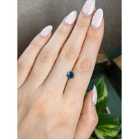 1.43 Ct. Greenish Blue Sapphire from Montana Life Style