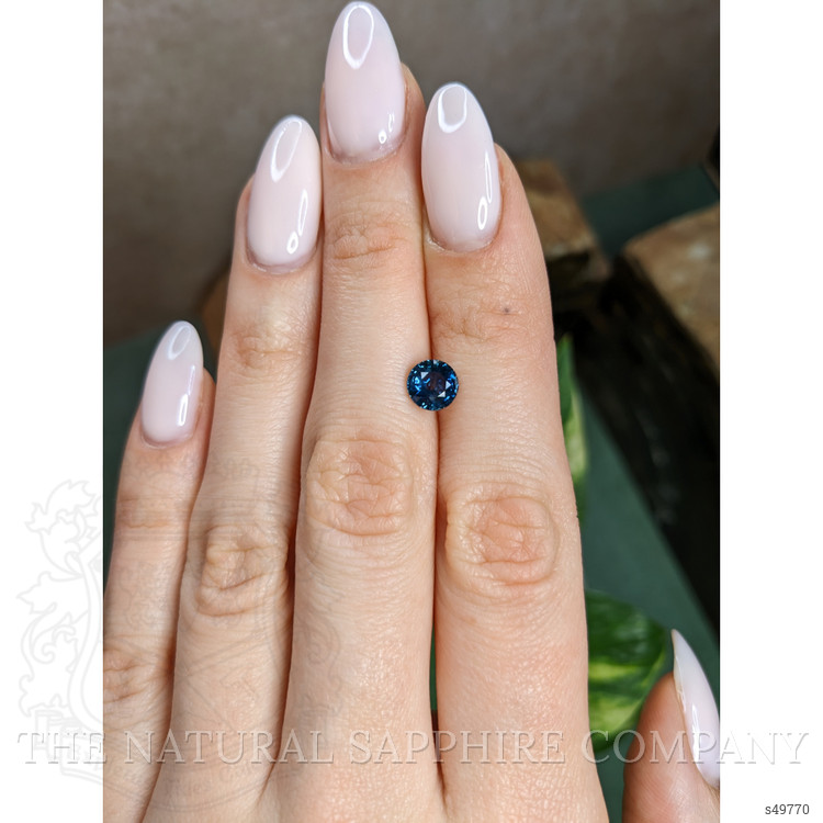 1.43 Ct. Greenish Blue Sapphire from Montana
