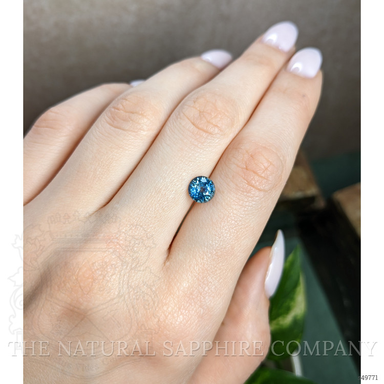 1.79 Ct. Greenish Blue Sapphire from Montana