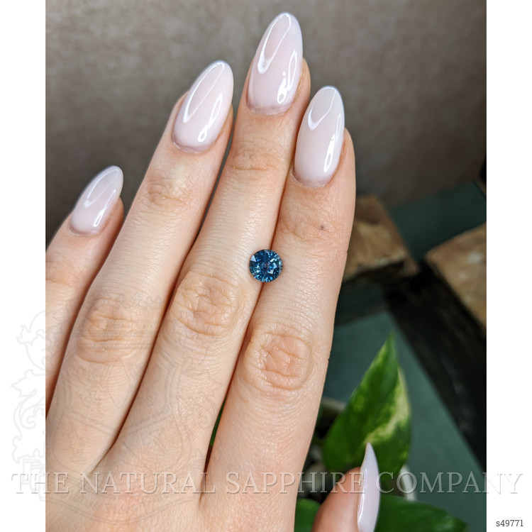 1.79 Ct. Greenish Blue Sapphire from Montana