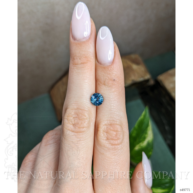 1.79 Ct. Greenish Blue Sapphire from Montana