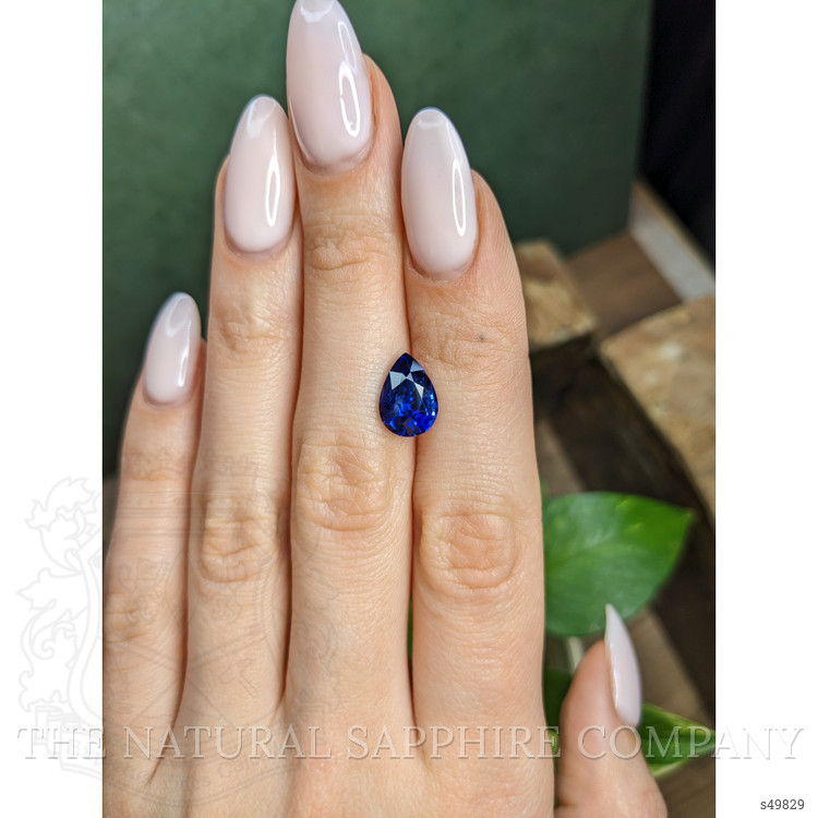 3.56 Ct. Blue Sapphire from Ceylon (Sri Lanka)