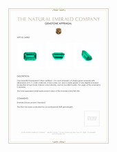 1.93 Ct. Emerald from Colombia Appraisal