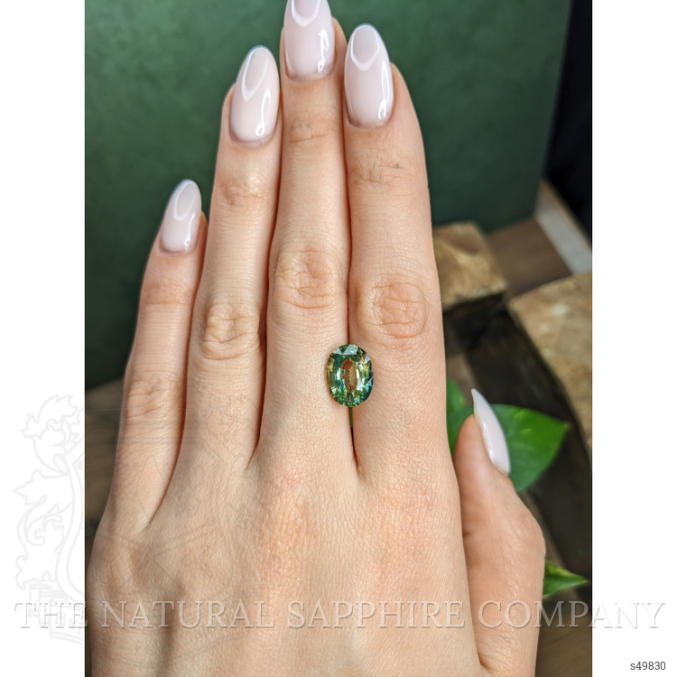 5.01 Ct. Bi Color / Parti Sapphire from Ceylon (Sri Lanka)