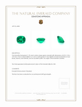 1.78 Ct. Emerald from Zambia Appraisal