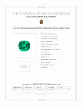 1.78 Ct. Emerald from Zambia Scan Report