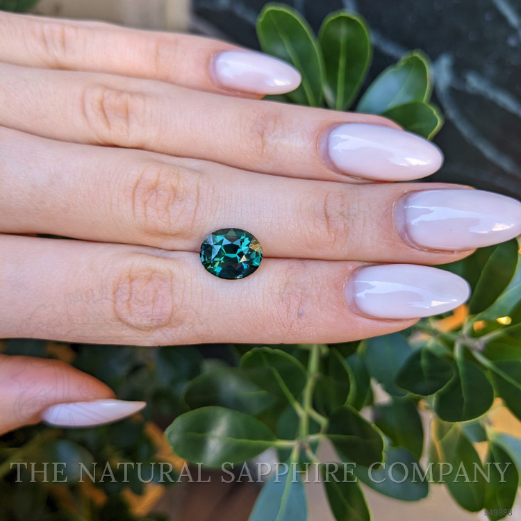6.01 Ct. Bluish Green Sapphire from Madagascar