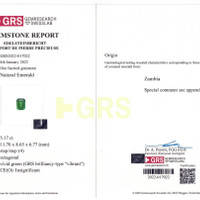 5.17 Ct. Emerald from Zambia Scan Report