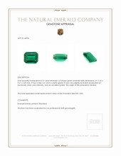 4.57 Ct. Emerald from Zambia Appraisal