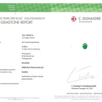 4.78 Ct. Emerald from Zambia Scan Report