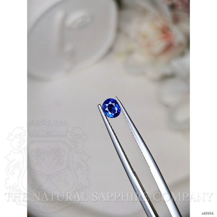 0.50 Ct. Blue Sapphire from Ceylon (Sri Lanka)