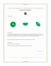 3.24 Ct. Emerald from Zambia Appraisal