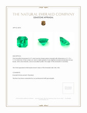 6.27 Ct. Emerald from Colombia Appraisal