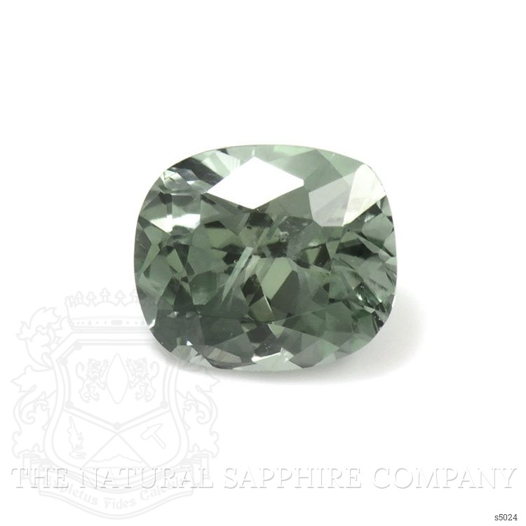0.90 Ct. Green Sapphire from Montana