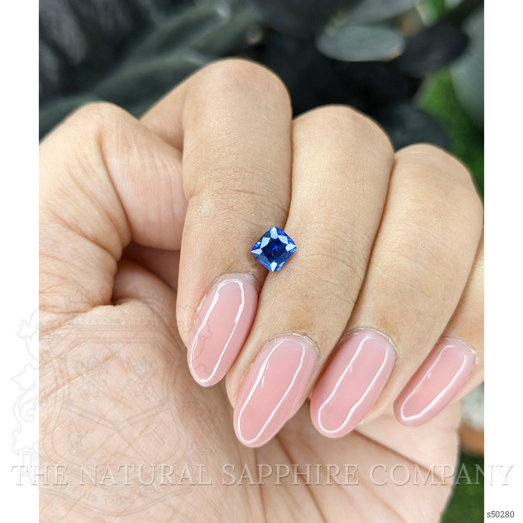 0.82 Ct. Blue Sapphire from Ceylon (Sri Lanka)
