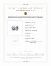 0.94 Ct. Sapphire from Ceylon (Sri Lanka) Scan Report