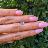 1.03 Ct. Bluish Grey Sapphire from Montana Life Style