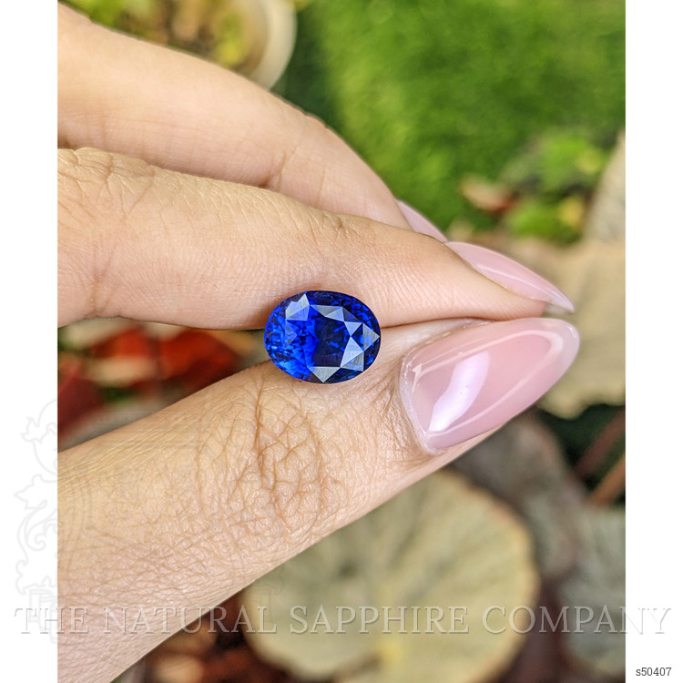 5.21 Ct. Blue Sapphire from Ceylon (Sri Lanka)
