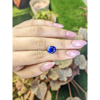5.21 Ct. Blue Sapphire from Ceylon (Sri Lanka) Life Style