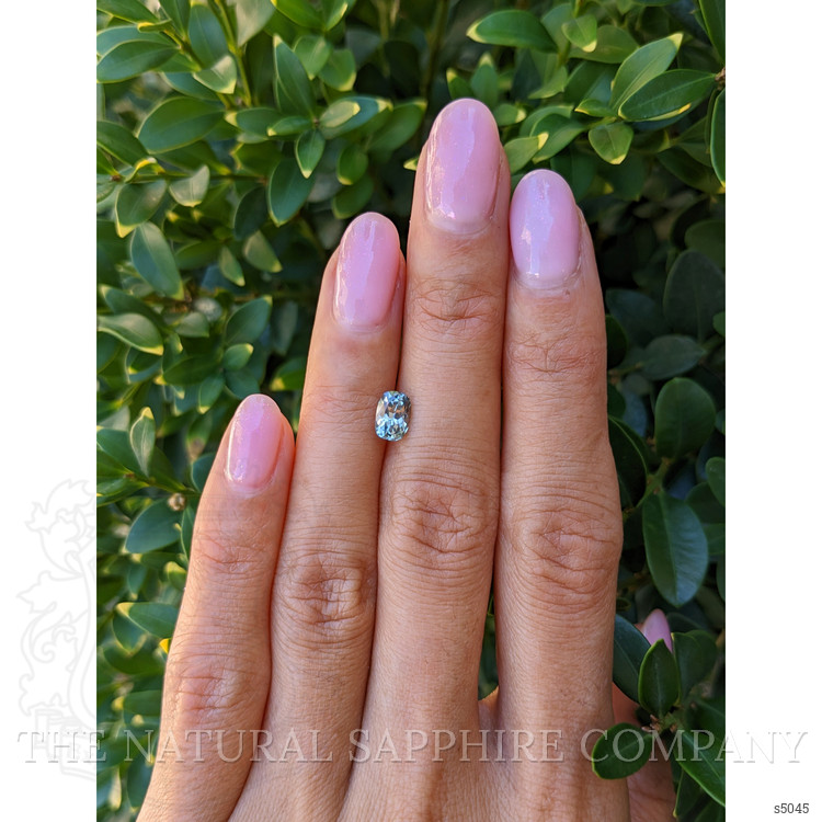 1.08 Ct. Bluish Green Sapphire from Montana