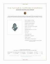 1.09 Ct. Bluish Green Sapphire from Montana Scan Report