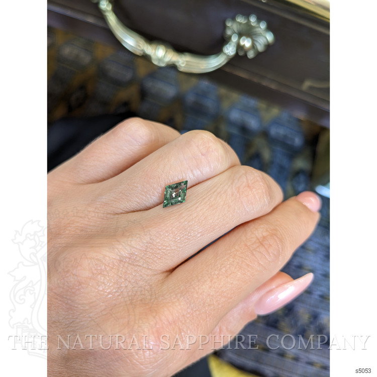 1.16 Ct. Bluish Green Sapphire from Montana